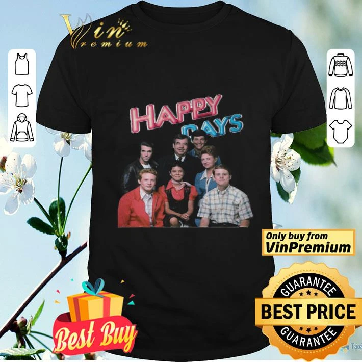 Happy Days TV Series Characters smiling shirt