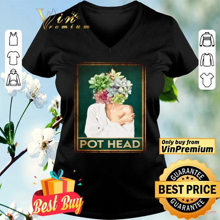 Girl pot head vintage shirt