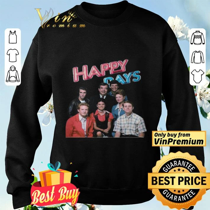 Happy Days TV Series Characters smiling shirt