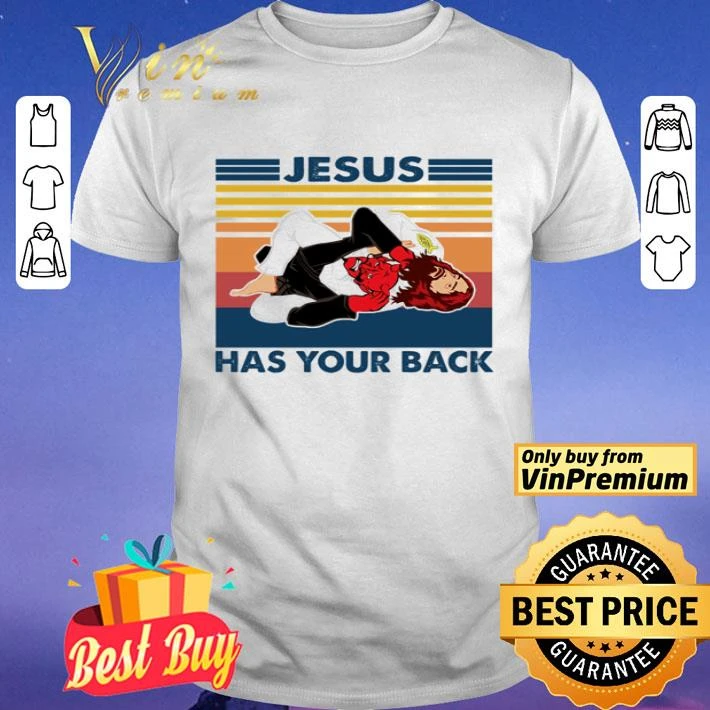 Jiu Jitsu Jesus has your back vintage shirt
