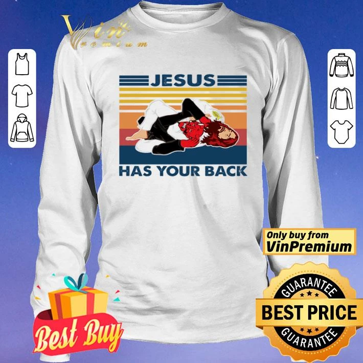 Jiu Jitsu Jesus has your back vintage shirt