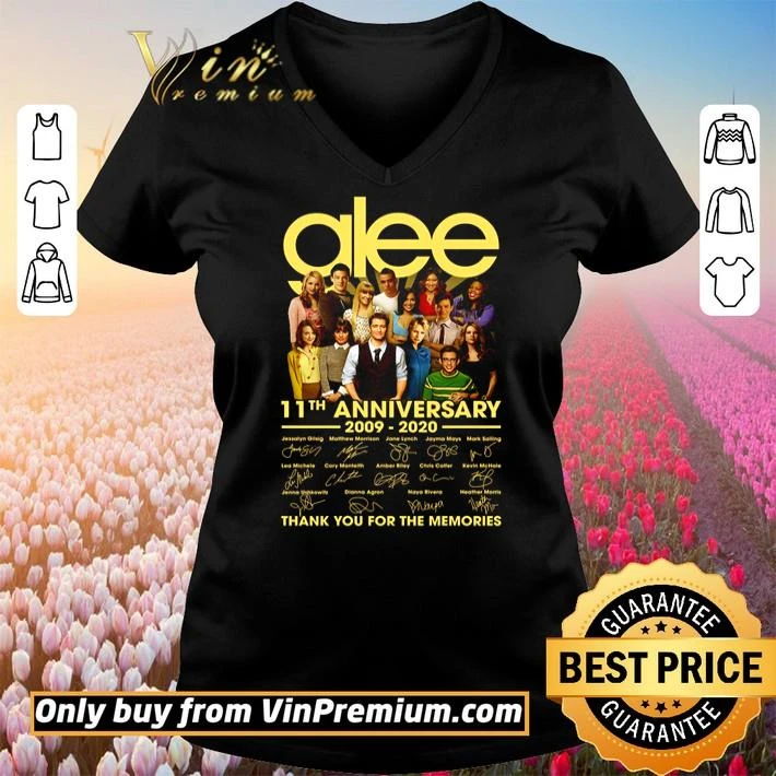 Glee 11th Anniversary 2009 2020 thank you for the memories shirt