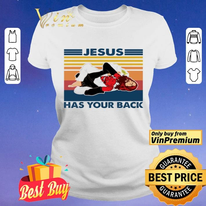 Jiu Jitsu Jesus has your back vintage shirt