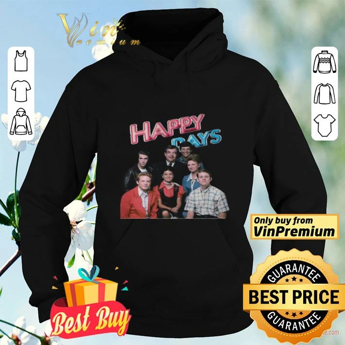 Happy Days TV Series Characters smiling shirt